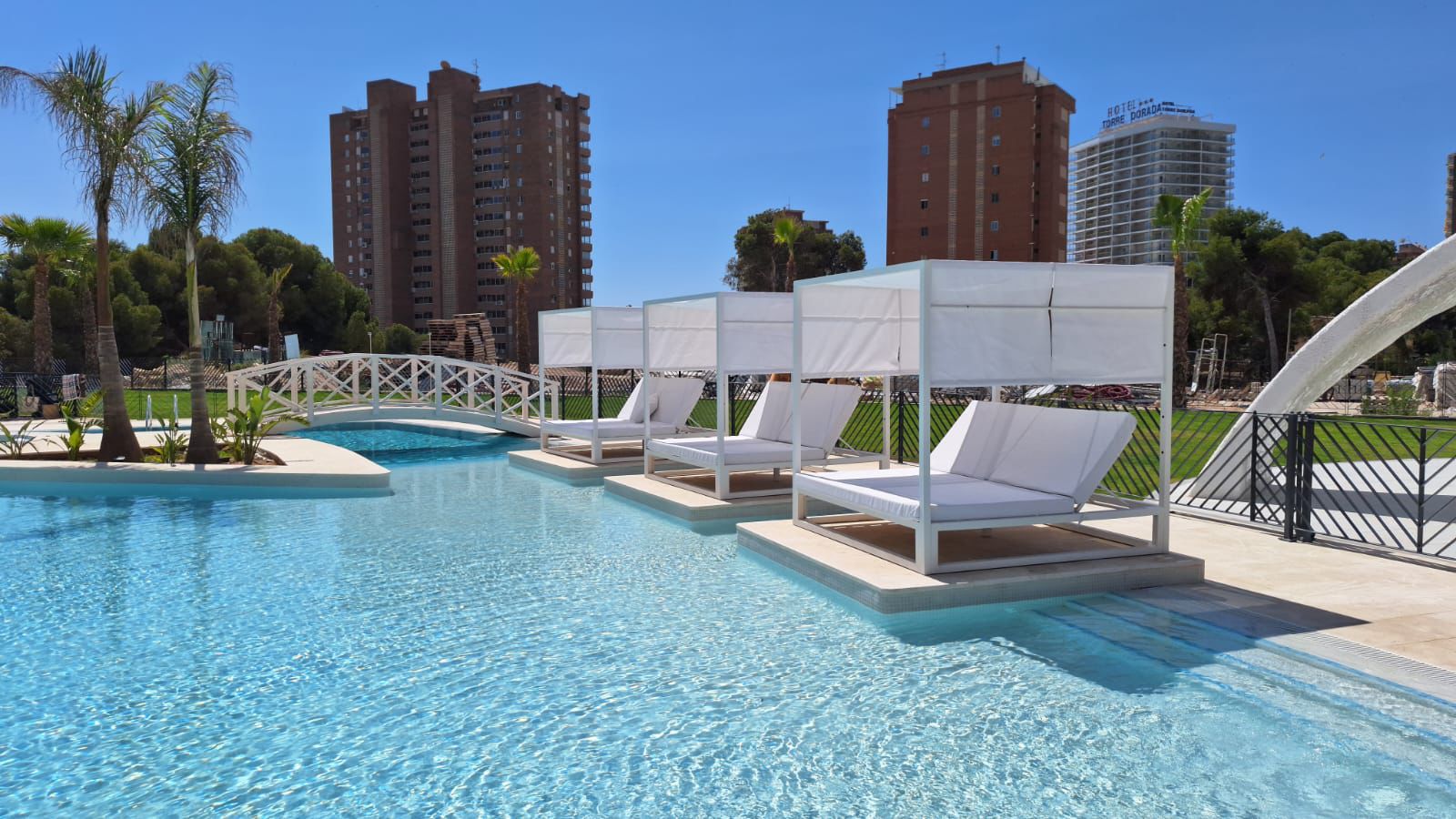 Swimming pool area