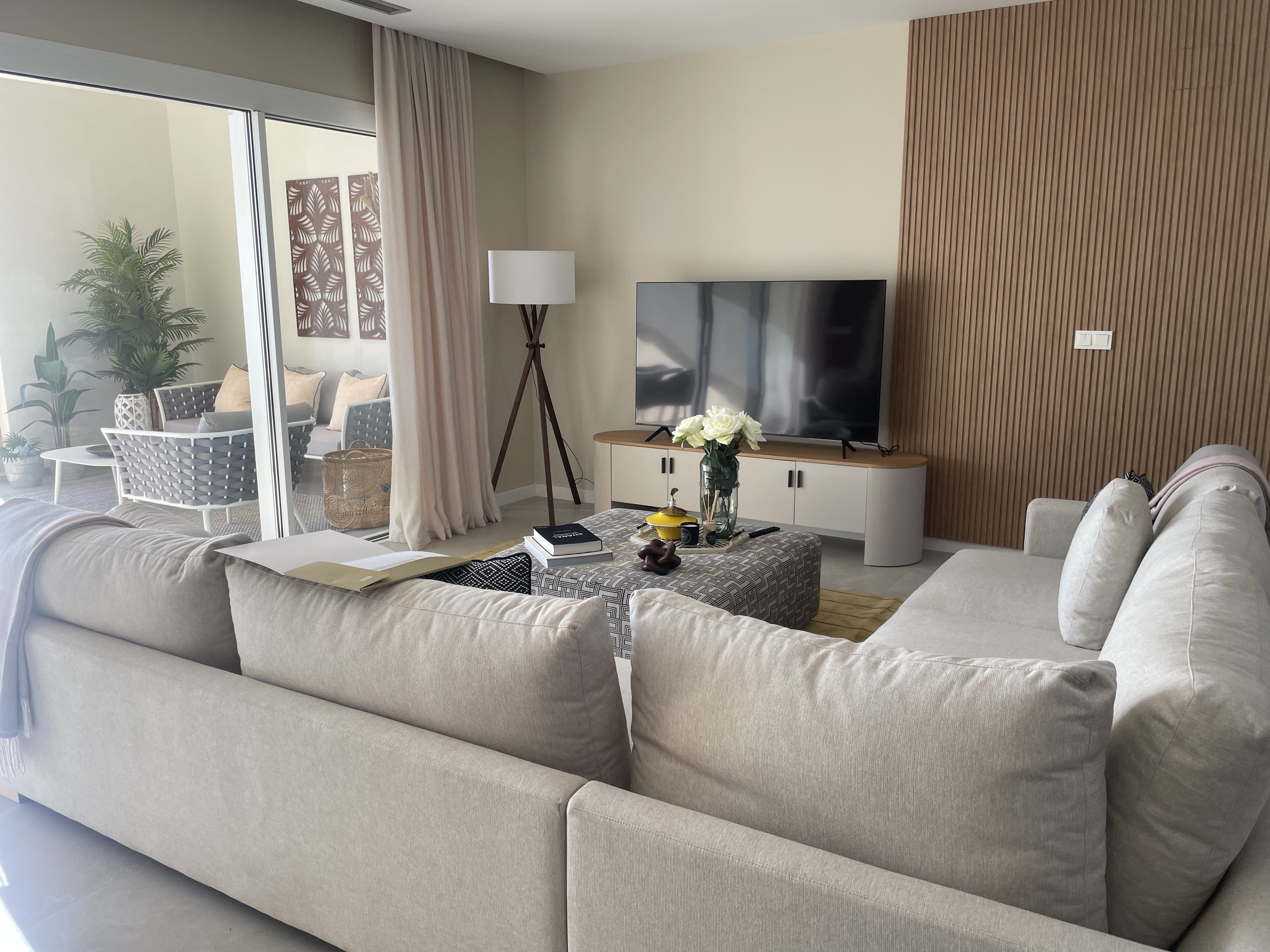 Luxury apartment living room